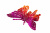 Бабочка декоративная пластиковая #10 - купить в Тюмени. Цена: 7.09 руб.