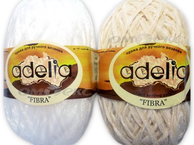 Пряжа Adelia "Fibra", полиэстер 100%, 50 гр/200 м - купить в Тюмени. Цена: 34.67 руб.