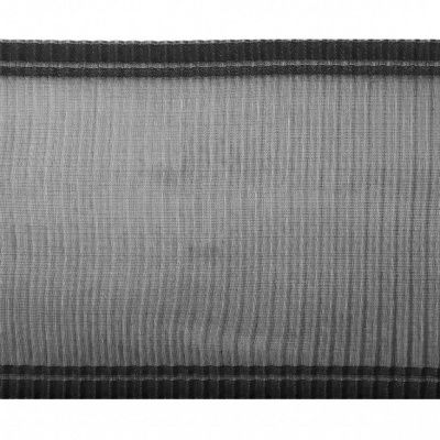 Лента капроновая "Гофре", шир. 110 мм/уп. 50 м, цвет чёрный - купить в Тюмени. Цена: 24.99 руб.
