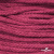 Шнур плетеный d-6 мм, 70% хлопок 30% полиэстер, уп.90+/-1 м, цв.1068-фуксия - купить в Тюмени. Цена: 588 руб.