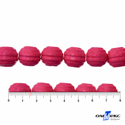 0309-Бусины деревянные "ОмТекс", 16 мм, упак.50+/-3шт, цв.023-розовый - купить в Тюмени. Цена: 62.22 руб.