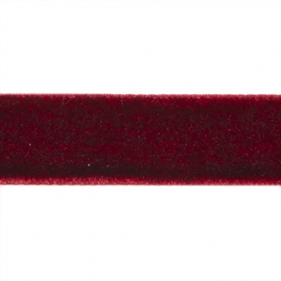 Лента бархатная нейлон, шир.12 мм, (упак. 45,7м), цв.240-бордо - купить в Тюмени. Цена: 396 руб.