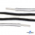 Шнурки #4-27, круглые 130 см, двухцветные (черно/белый) - купить в Тюмени. Цена: 47.04 руб.