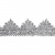 Тесьма металлизированная 0384-0240, шир. 40 мм/уп. 25+/-1 м, цвет серебро - купить в Тюмени. Цена: 490.74 руб.