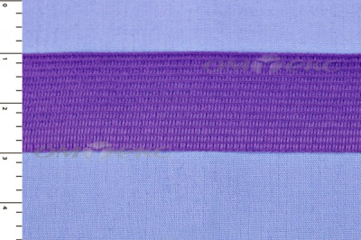 Окантовочная тесьма №0225, шир. 22 мм (в упак. 100 м), цвет фиолет - купить в Тюмени. Цена: 271.60 руб.