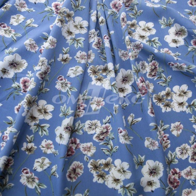 Плательная ткань "Фламенко" 12.1, 80 гр/м2, шир.150 см, принт растительный - купить в Тюмени. Цена 241.49 руб.