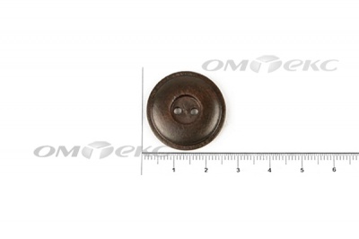 Пуговица деревянная круглая №54 (25мм) - купить в Тюмени. Цена: 4.12 руб.