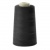 Нитки швейные 100% полиэстер 40/2, (3200 ярд), первый сорт, черные - купить в Тюмени. Цена: 86.79 руб.