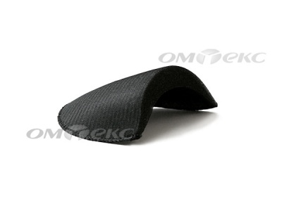 Плечевые накладки OВТ-10, обшитые, цвет чёрный - купить в Тюмени. Цена: 17.64 руб.