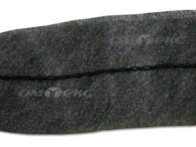 WS7225-прокладочная лента усиленная швом для подгиба 30мм-графит (50м) - купить в Тюмени. Цена: 16.97 руб.