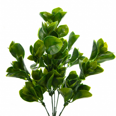 Трава искусственная -1, шт (эвкалипт лист 32 см/8 см)				 - купить в Тюмени. Цена: 169.93 руб.