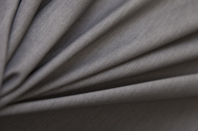 Костюмная ткань с вискозой "Флоренция", 195 гр/м2, шир.150см, цвет св.серый - купить в Тюмени. Цена 491.97 руб.