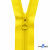 Спиральная молния Т5 131, 60 см, автомат, цвет жёлтый - купить в Тюмени. Цена: 14.21 руб.