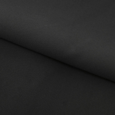 Костюмная ткань "Элис", 200 гр/м2, шир.150см, цвет чёрный - купить в Тюмени. Цена 306.20 руб.