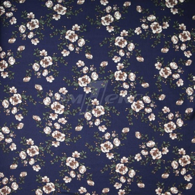 Плательная ткань "Фламенко" 3.2, 80 гр/м2, шир.150 см, принт растительный - купить в Тюмени. Цена 239.03 руб.
