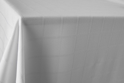Скатертная ткань 25536/2005, 174 гр/м2, шир.150см, цвет белый - купить в Тюмени. Цена 272.21 руб.