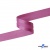 Косая бейка атласная "Омтекс" 15 мм х 132 м, цв. 135 темный розовый - купить в Тюмени. Цена: 225.81 руб.