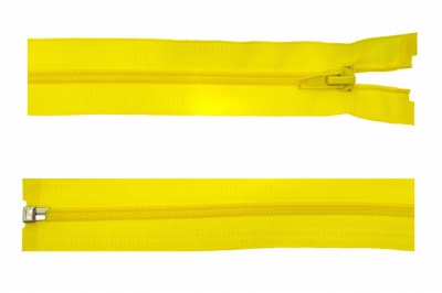 Спиральная молния Т5 131, 40 см, автомат, цвет жёлтый - купить в Тюмени. Цена: 12.77 руб.