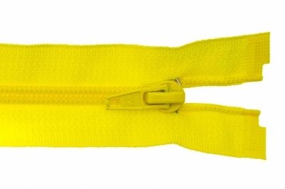 Спиральная молния Т5 131, 40 см, автомат, цвет жёлтый - купить в Тюмени. Цена: 12.77 руб.