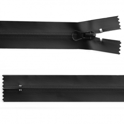 Молния водонепроницаемая PVC Т-7, 20 см, неразъемная, цвет чёрный - купить в Тюмени. Цена: 21.56 руб.