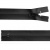 Молния водонепроницаемая PVC Т-7, 20 см, неразъемная, цвет чёрный - купить в Тюмени. Цена: 21.56 руб.