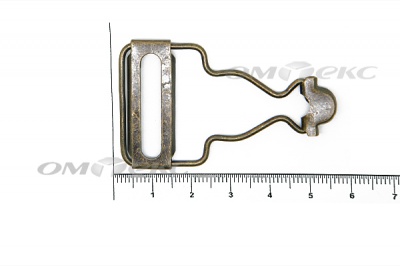 Застежки для комбинезонов металлическая 32 мм Никель (20ШТ)  - купить в Тюмени. Цена: 3.18 руб.