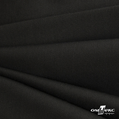 Костюмная ткань с вискозой "Диана", 260 гр/м2, шир.150см, цвет чёрный - купить в Тюмени. Цена 438.50 руб.