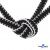Шнурки #108-4, плоские 130 см, цв.-чёрно/белый - купить в Тюмени. Цена: 47.52 руб.