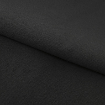 Костюмная ткань "Элис", 220 гр/м2, шир.150 см, цвет чёрный - купить в Тюмени. Цена 308 руб.