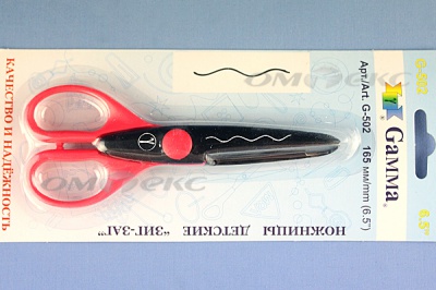 Ножницы G-502 детские 165 мм - купить в Тюмени. Цена: 292.21 руб.