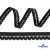 Лента эластичная вязаная (резинка бельевая), #3832, шир.13 мм, цв.чёрная - купить в Тюмени. Цена: 10.49 руб.