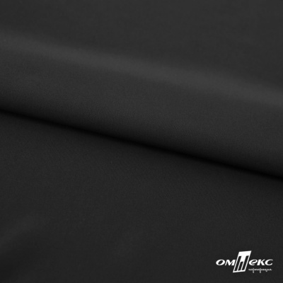 Плательная ткань "Невада", 120 гр/м2, шир.150 см, цвет чёрный - купить в Тюмени. Цена 256.82 руб.