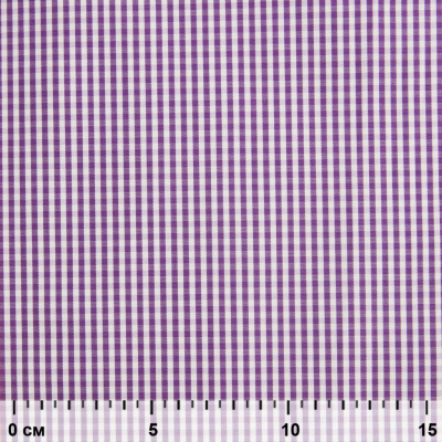 Ткань сорочечная смешанная, 115 г/м2, 58% пэ,42% хл, (арт.111) окрашенная, шир.150 см, цв.4-виноград - купить в Тюмени. Цена 306.69 руб.