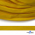 Шнур плетеный (плоский) d-12 мм, (уп.90+/-1м), 100% полиэстер, цв.269 - жёлтый - купить в Тюмени. Цена: 8.62 руб.