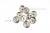Кнопки пришивные 30 мм никель - купить в Тюмени. Цена: 18.68 руб.