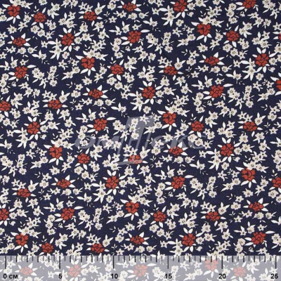 Плательная ткань "Фламенко" 7.2, 80 гр/м2, шир.150 см, принт растительный - купить в Тюмени. Цена 239.03 руб.