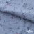 Ткань Муслин принт, 100% хлопок, 125 гр/м2, шир. 140 см, #2308 цв. 69 серо-голубой с цветком - купить в Тюмени. Цена 413.11 руб.