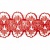 140-Кружево капрон 15мм цв.13-красный - купить в Тюмени. Цена: 4.21 руб.