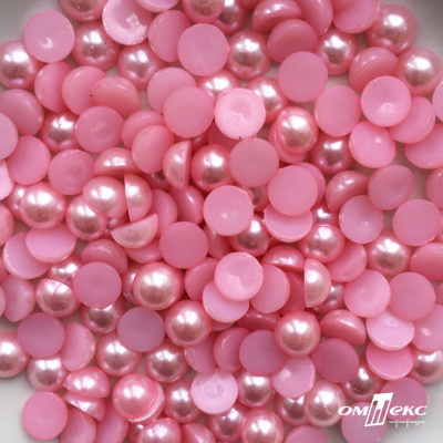 0404-5146В-Полубусины пластиковые круглые "ОмТекс", 10 мм, (уп.50гр=175+/-3шт), цв.101-св.розовый - купить в Тюмени. Цена: 64.11 руб.