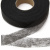 Прокладочная лента (паутинка) DF23, шир. 15 мм (боб. 100 м), цвет чёрный - купить в Тюмени. Цена: 1.13 руб.