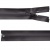 Молния водонепроницаемая PVC Т-7, 60 см, разъемная, цвет (301) т.серый - купить в Тюмени. Цена: 49.39 руб.