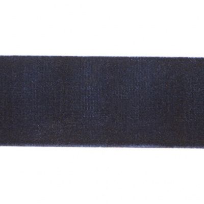 Лента бархатная нейлон, шир.25 мм, (упак. 45,7м), цв.180-т.синий - купить в Тюмени. Цена: 800.84 руб.