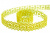 Тесьма кружевная 0621-1567, шир. 15 мм/уп. 20+/-1 м, цвет 017-жёлтый - купить в Тюмени. Цена: 466.97 руб.