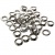 Люверсы, металлические/20мм/никель (упак.1000 шт) - купить в Тюмени. Цена: 1 587.60 руб.