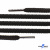 Шнурки #106-09, круглые 130 см, цв.чёрный - купить в Тюмени. Цена: 21.92 руб.