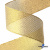 Лента металлизированная "ОмТекс", 50 мм/уп.22,8+/-0,5м, цв.- золото - купить в Тюмени. Цена: 149.71 руб.