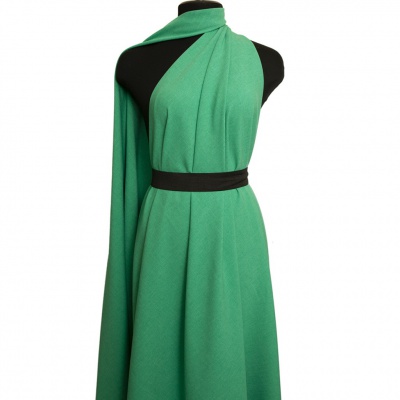 Ткань костюмная габардин "Меланж" 6103А, 172 гр/м2, шир.150см, цвет трава - купить в Тюмени. Цена 296.19 руб.