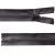 Молния водонепроницаемая PVC Т-7, 20 см, неразъемная, цвет (301)-т.серый - купить в Тюмени. Цена: 21.56 руб.