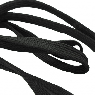 Шнурки т.5 110 см черный - купить в Тюмени. Цена: 23.25 руб.