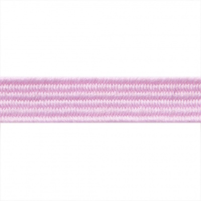 Резиновые нити с текстильным покрытием, шир. 6 мм ( упак.30 м/уп), цв.- 80-розовый - купить в Тюмени. Цена: 155.22 руб.